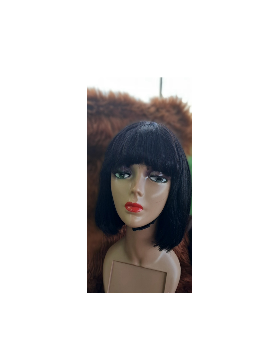 Short 8inch human bob wig