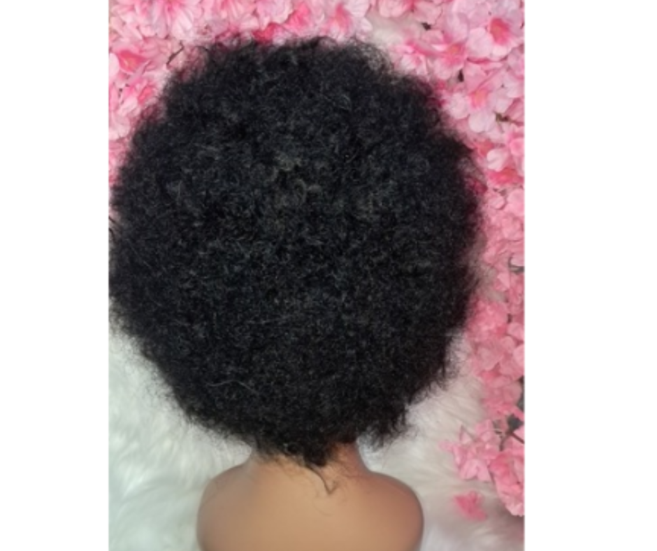 Short afro curly wig  view 3