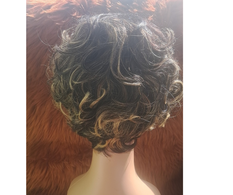 Human hair pixie cut wig  view 2