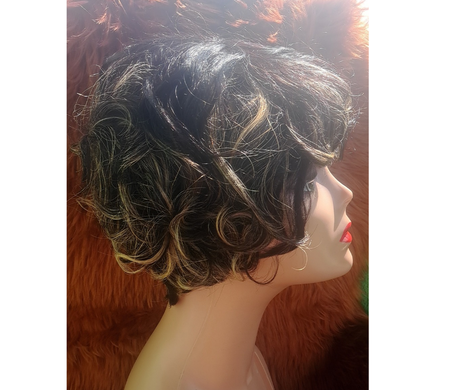 Human hair pixie cut wig  view 3
