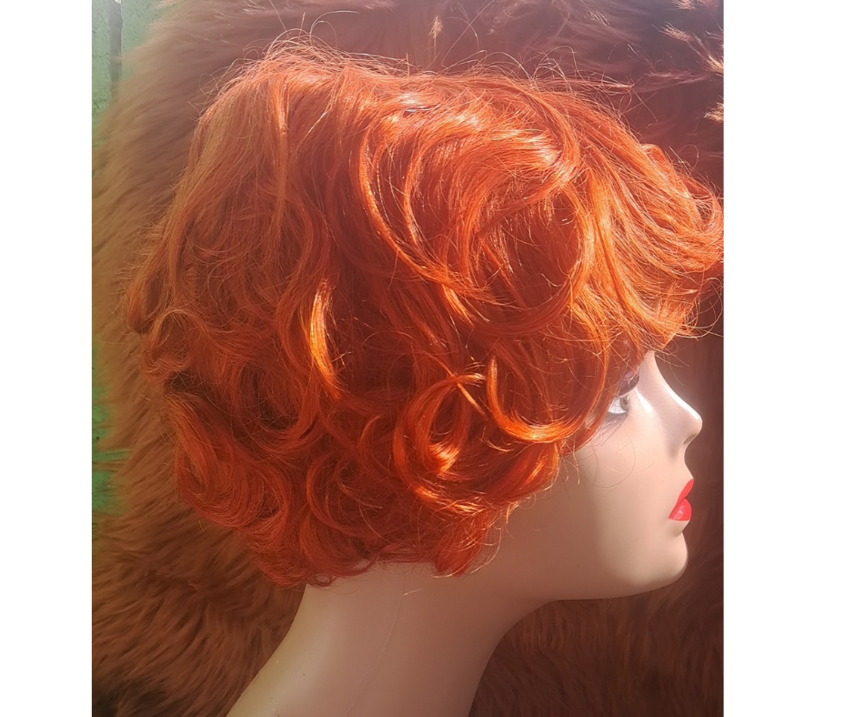 Short cut pixie human hair wig view 2