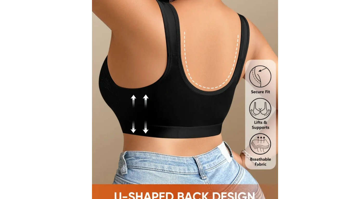 Plus Size soft bras view 3