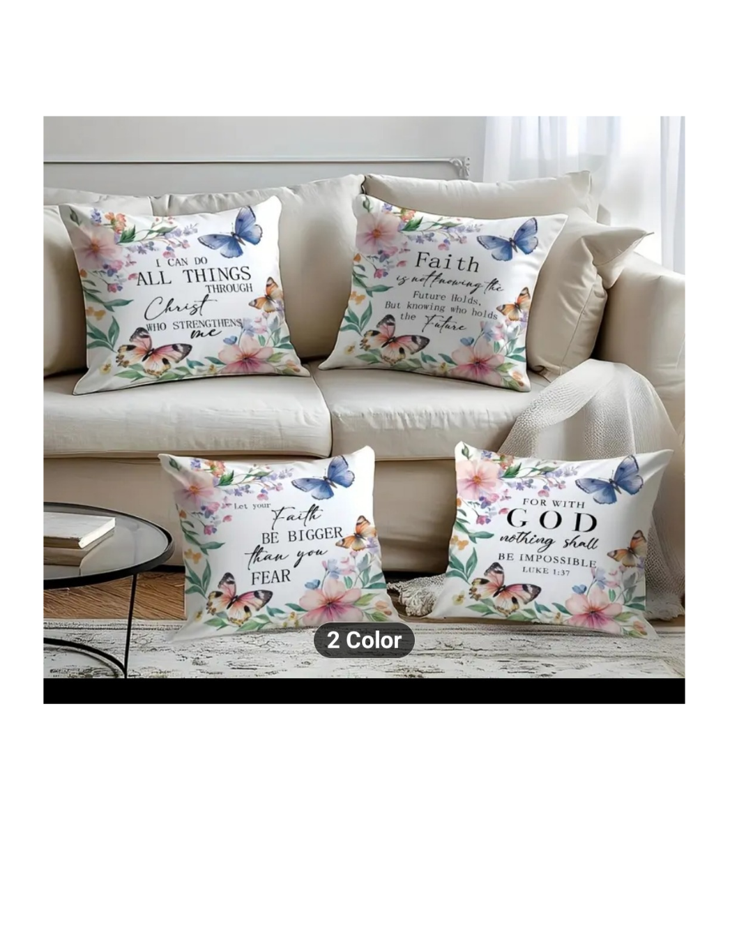 4pcs,Religious printed throw cushion covers  view 2