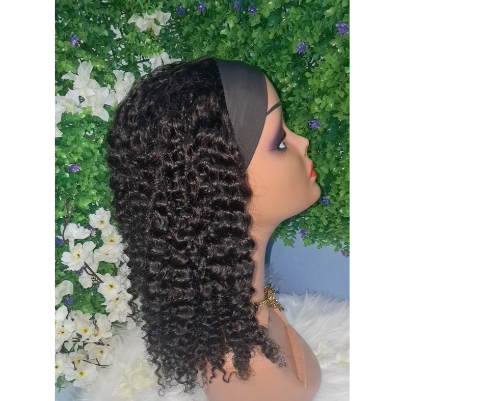 Kinky curly headband wig  view 2