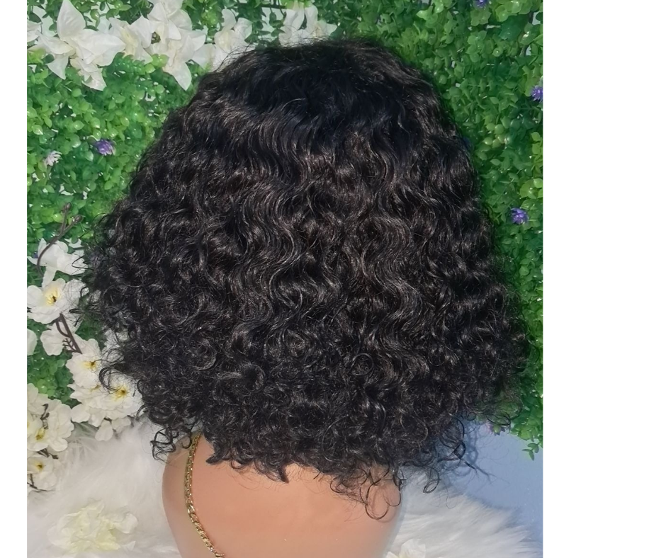 4x4 piano curl human hair wig view 3