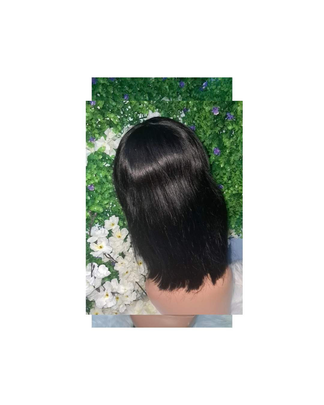 12inches bob human hair density 180 view 3