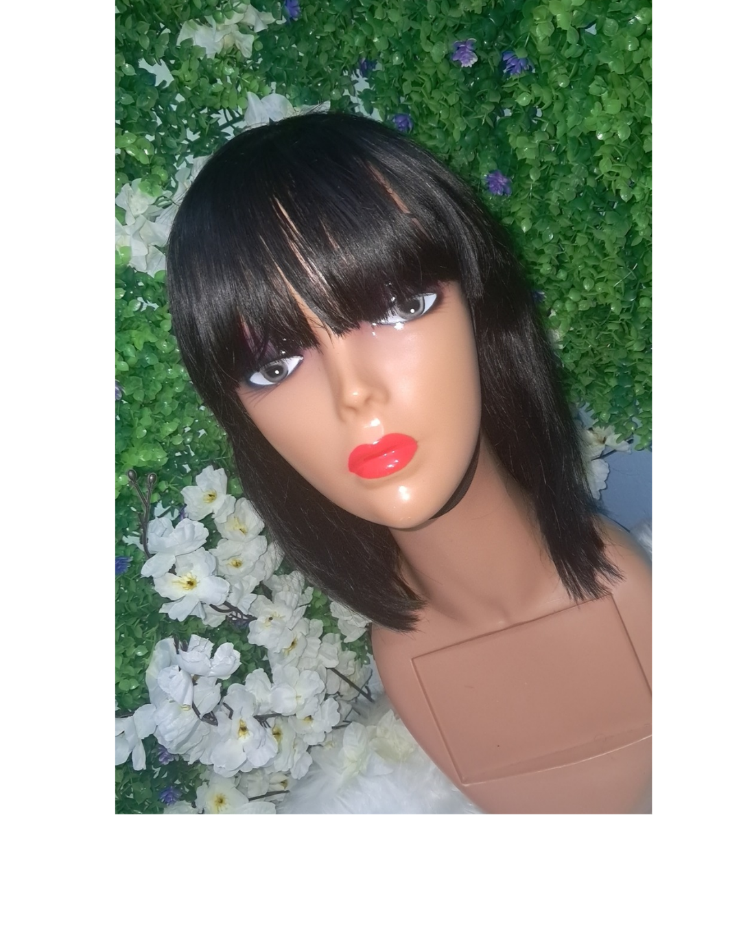 12inches bob human hair density 180 view 4