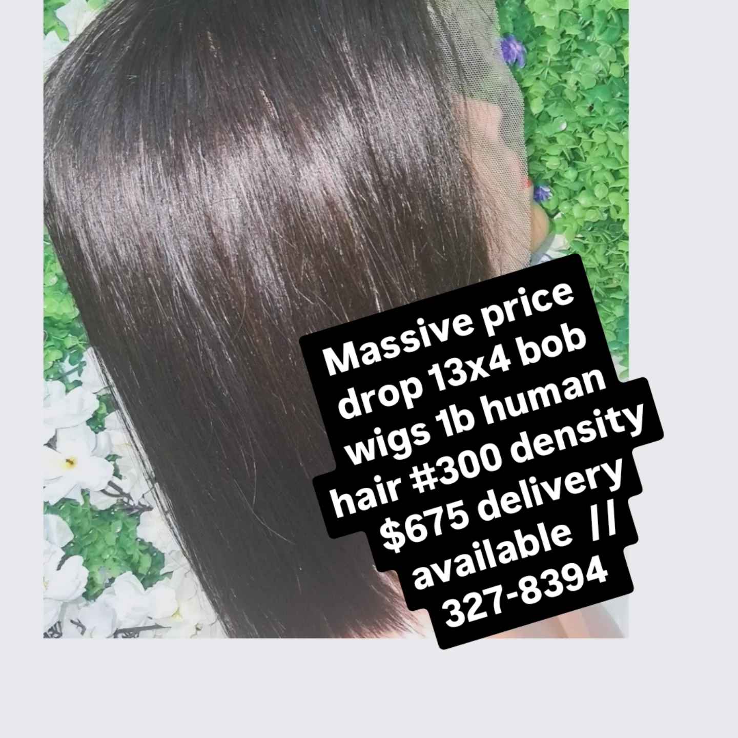 13x4 human hair wig lacefront #300 density view 2