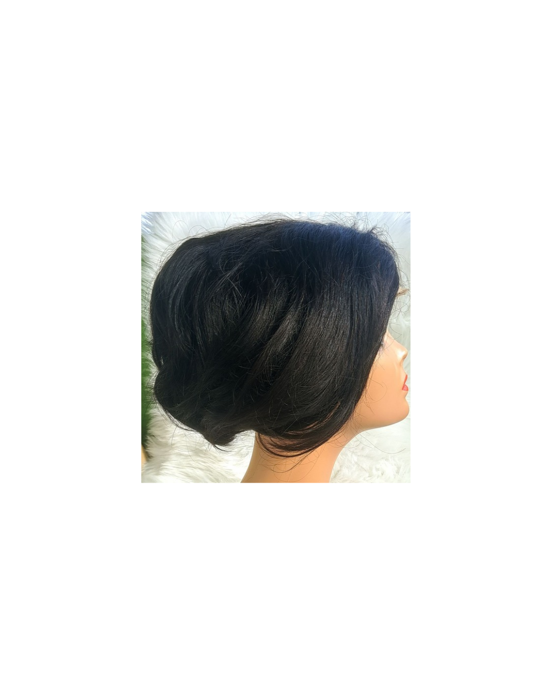 8"short pixie cut 4x4 lacefront wig view 3