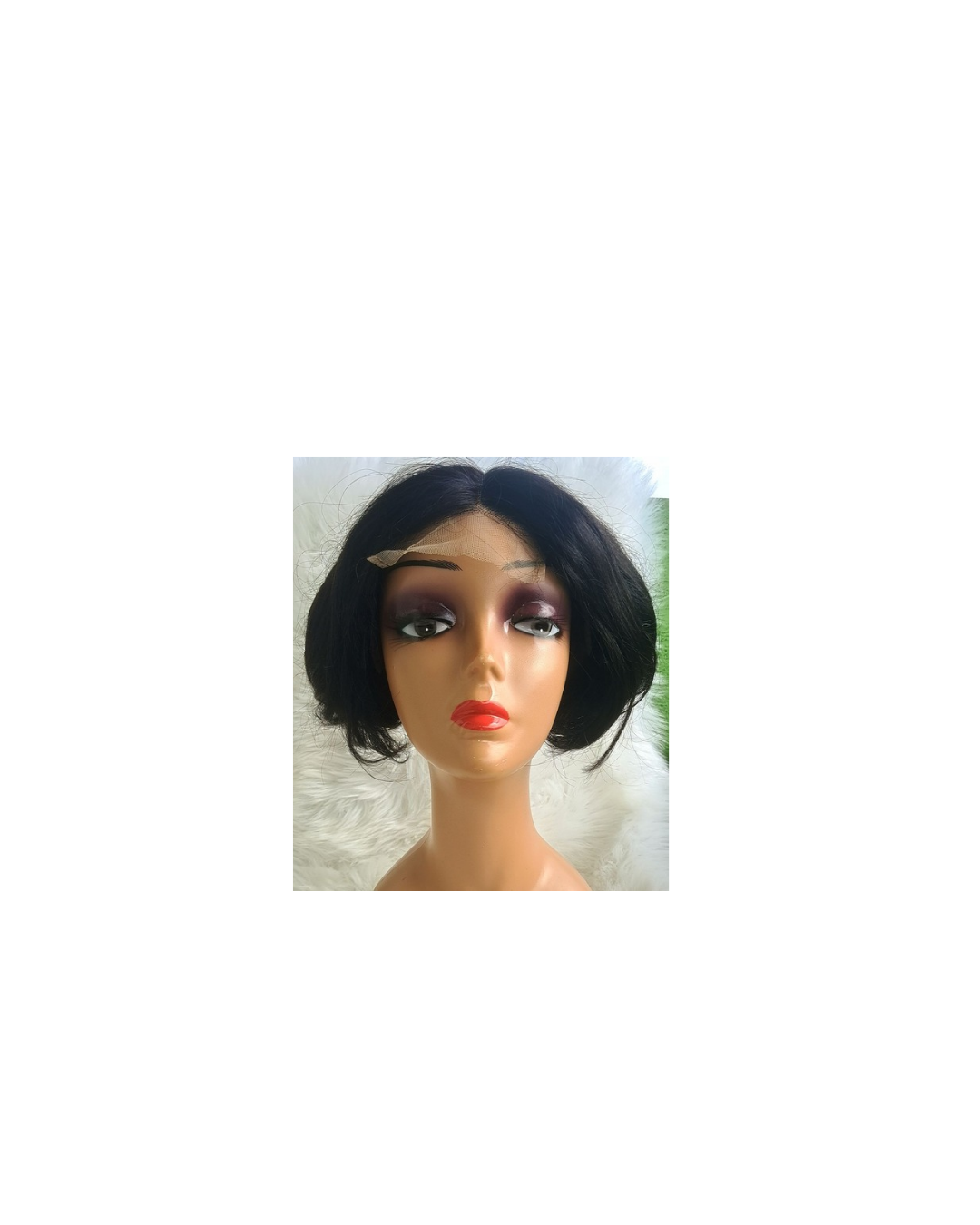8"short pixie cut 4x4 lacefront wig view 5