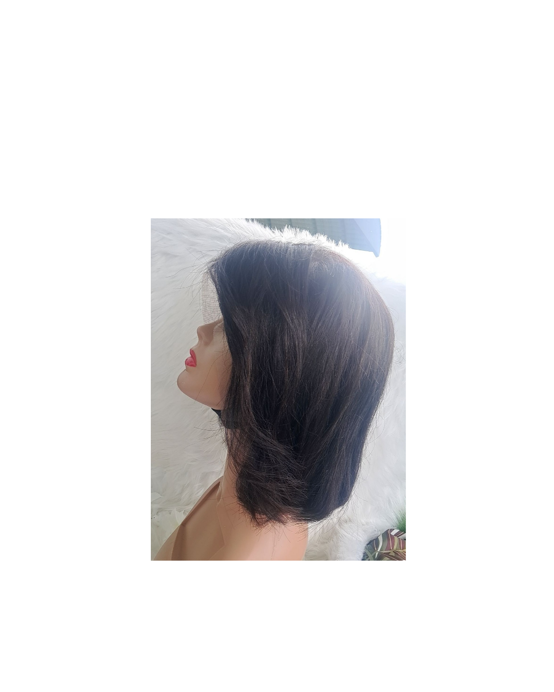 13x4 lacefront 10inch human hair wig view 4