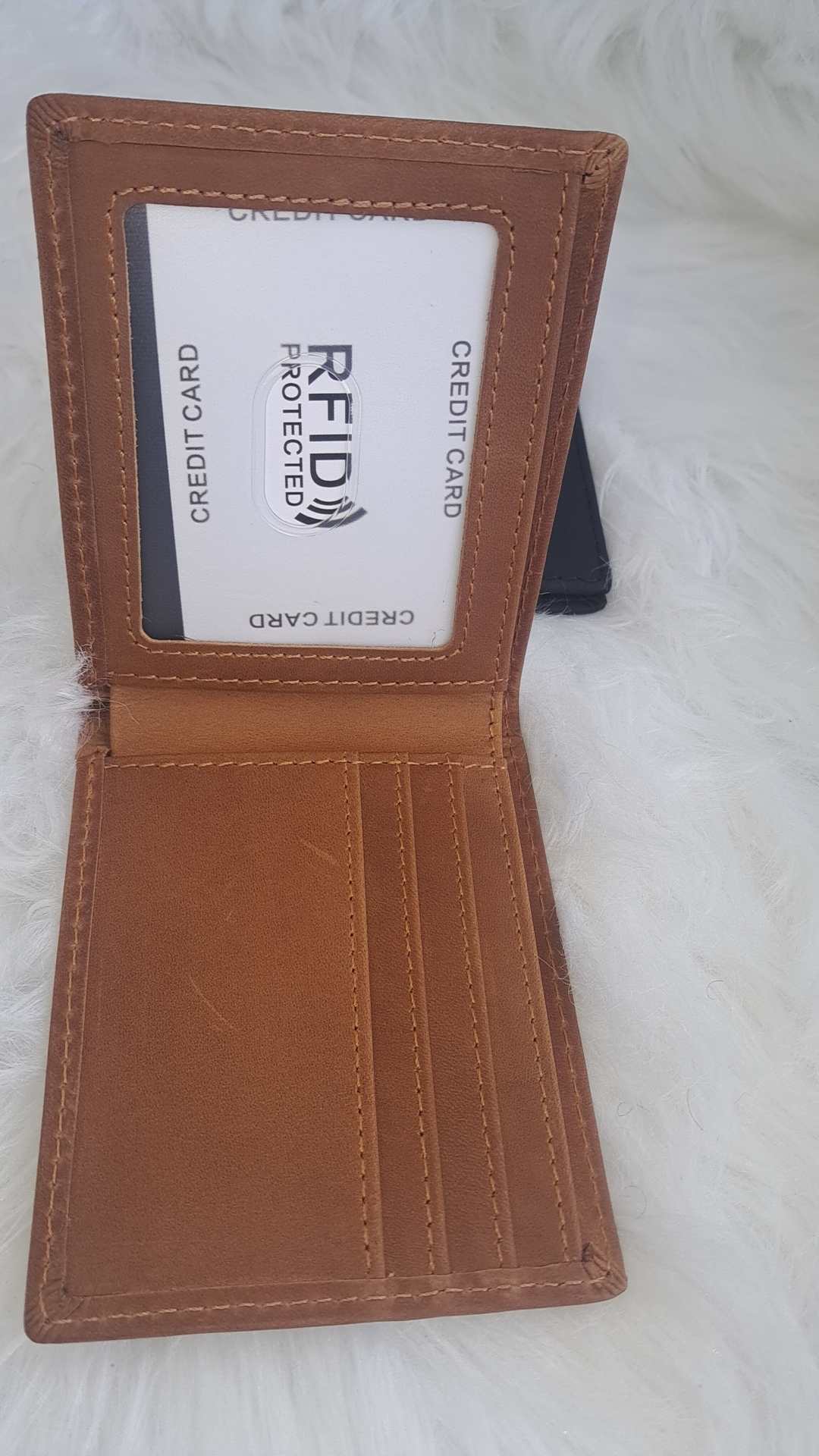 Men's rfid leather wallet view 4